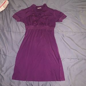 Purple flow dress